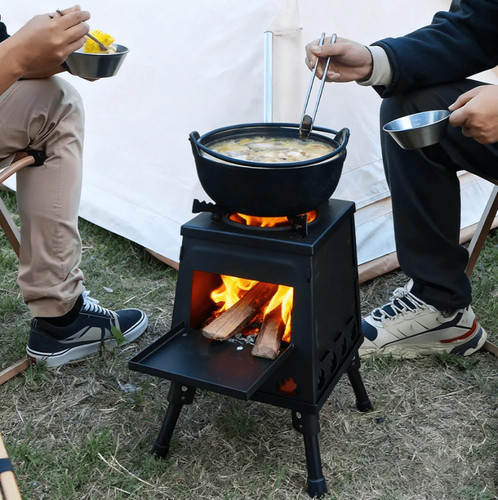 Portable wood burning camping - wood,