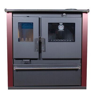 Wood burning range cooker - burning,
