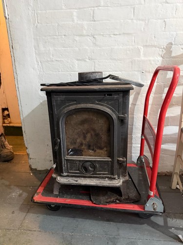 Wood burning stove log - wood,