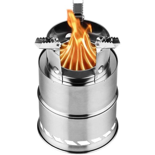 Portable stainless steel wood - stainless,