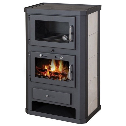 Wood burning stove oven - burning,